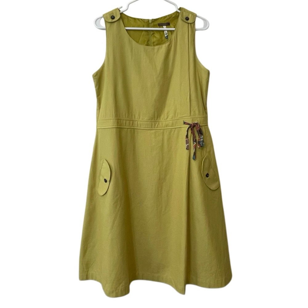 MATILDA JANE Sleeveless You & Me Drawstring Waist Dress Lined SIZE S Women